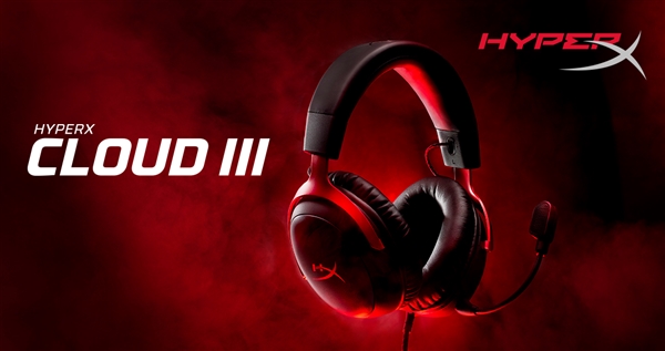 HyperX全新推出Cloud III飓风3游戏耳机(图1)