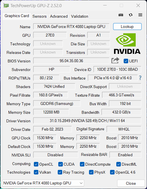 桌面版RTX 4070与移动版RTX 4080对比实测！谁更强一目了然(图2)