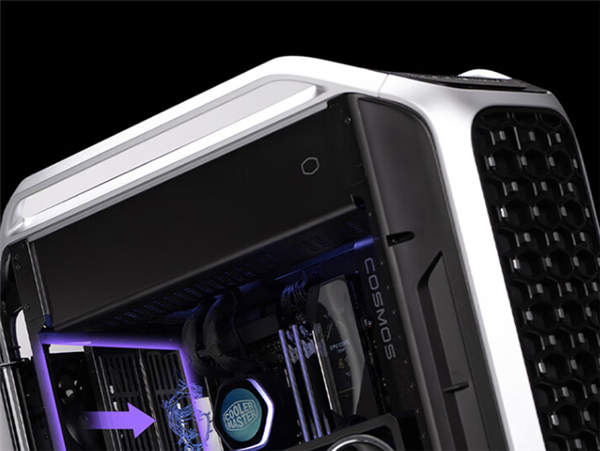 酷冷至尊COSMOS Alpha机箱首发3499元：曲面铝合金框架 钢化玻璃面板(图2)
