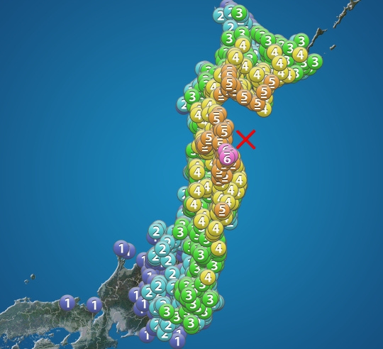 日本本州东岸近海附近发生7.8级左右地震！(图3)