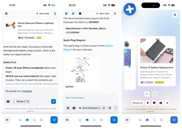 iFixit推AI维修助手FixBot：可上传故障图片获取解决方案(图1)