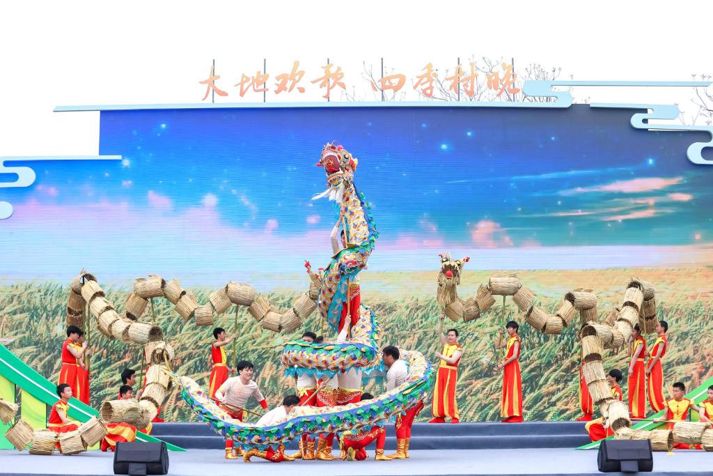 “大地欢歌”全国乡村文化建设年在渝启动 春季“村晚”主会场村民登台当主角(图2)